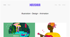 Desktop Screenshot of minushka.com