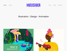Tablet Screenshot of minushka.com